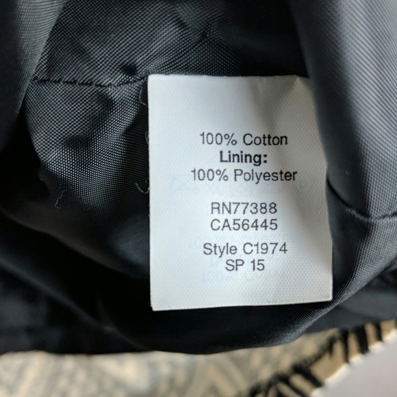 J.Crew size 6 black and white dress sleeve… - Picture 4 of 8